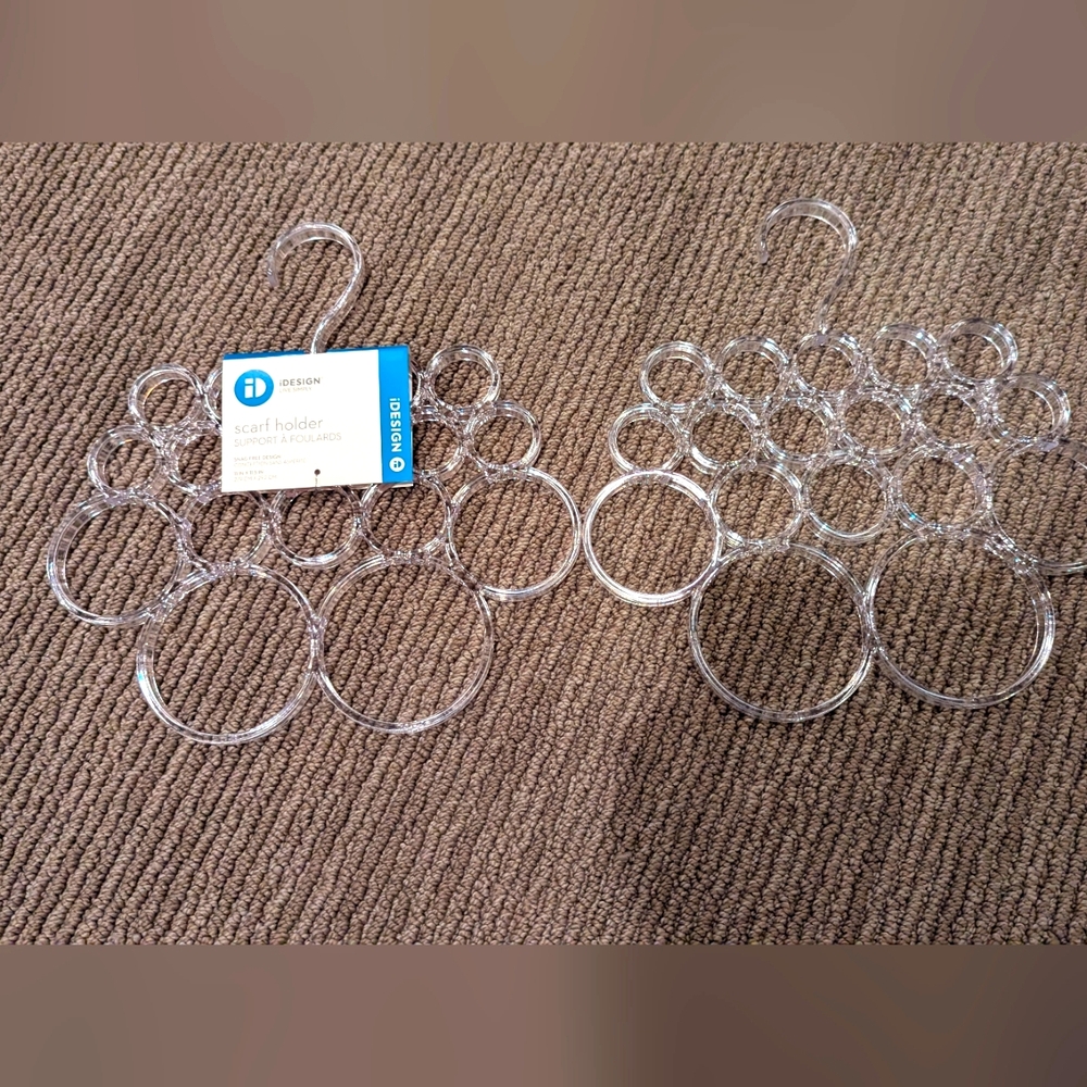 2 Clear Scarf organizers